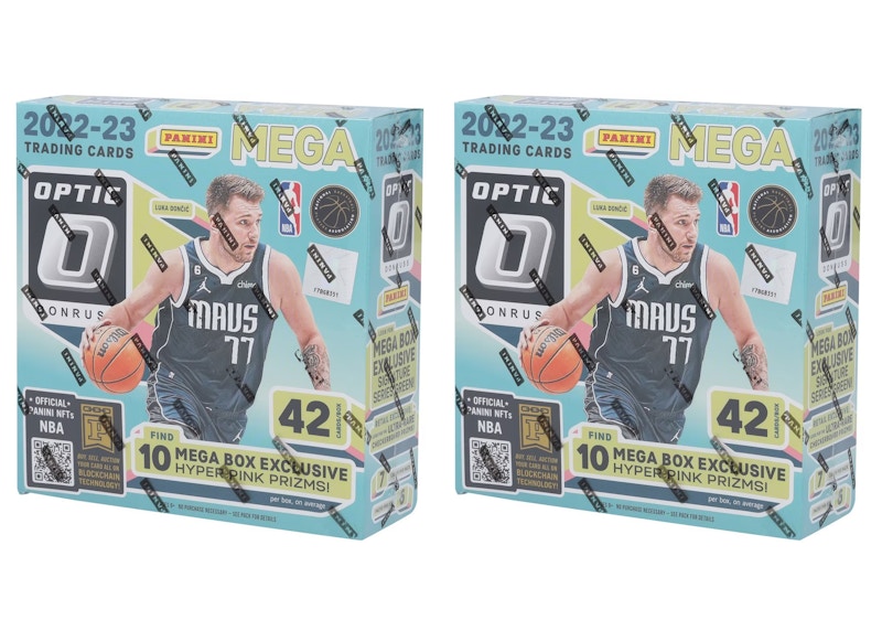 2022-23 Panini Donruss Optic Basketball Mega Box (Hyper Pink Prizms) 2x Lot