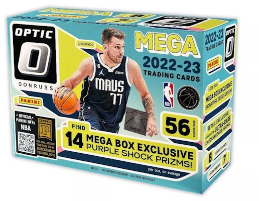 2022-23 Panini Donruss Optic Basketball Mega Box (Purple Shock Prizms) Buy 2022-23 Panini Donruss Optic Basketball Mega Box (Purple Shock Prizms)