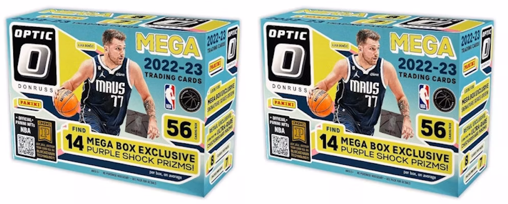 2022-23 Panini Donruss Optic 籃球巨無霸盒(紫爆閃亮卡)兩盒組 Buy 2022-23 Panini Donruss Optic 籃球巨無霸盒(紫爆閃亮卡)兩盒組