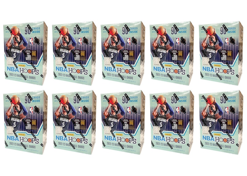 2022-23 Panini NBA Hoops Basketball Holiday Blaster Box 10x Lot