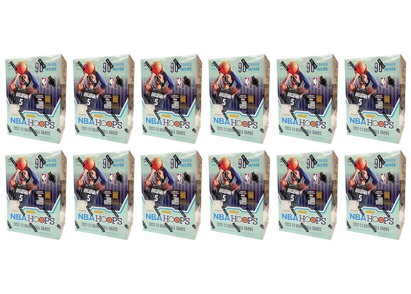 2022-23 Panini NBA Hoops Basketball Holiday Blaster Box 12x Lot