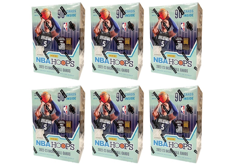 2022-23 Panini NBA Hoops Basketball Holiday Blaster Box 6x Lot