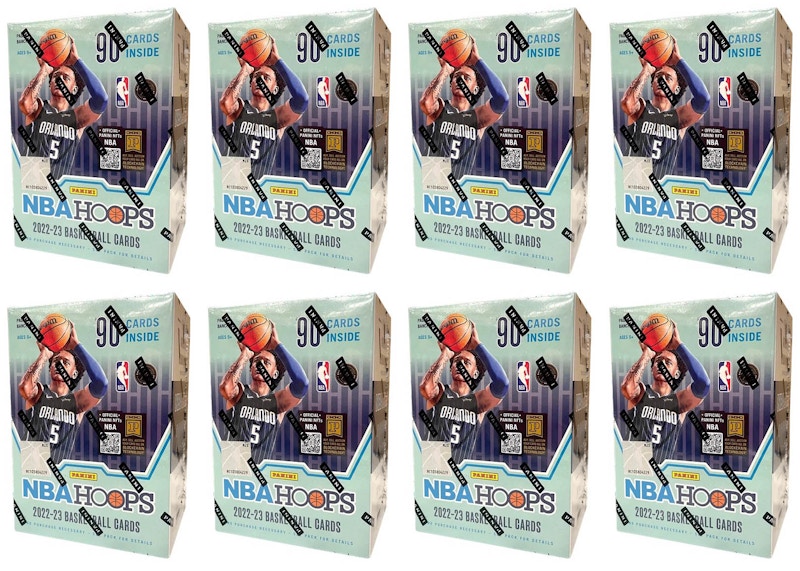2022-23 Panini NBA Hoops Basketball Holiday Blaster Box 8x Lot