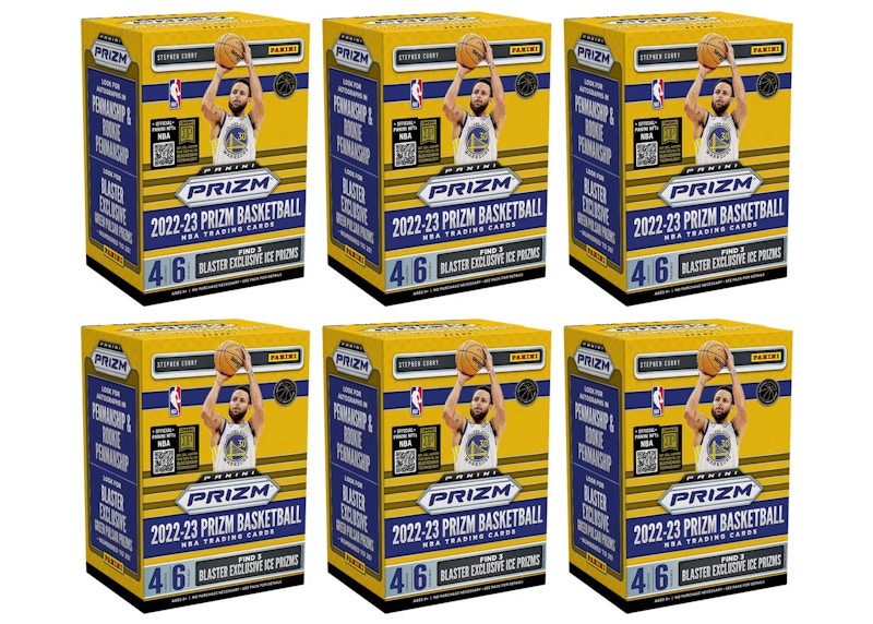2022-23 Panini Prizm Basketball Blaster Box (Ice Prizms) 6x Lot