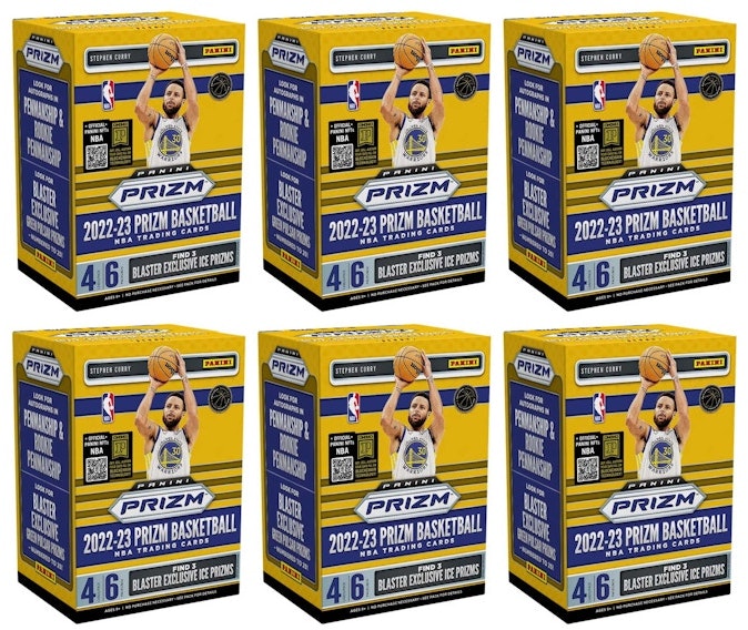 2022-23-panini-prizm-basketball-blaster-box-ice-prizms-6x-lot