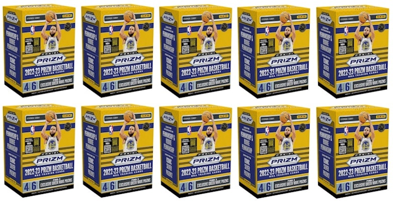 2022-23 Panini Prizm Basketball Fanatics Blaster Box (Green Wave Prizms) 10x Lot Buy 2022-23 Panini Prizm Basketball Fanatics Blaster Box (Green Wave Prizms) 10x Lot