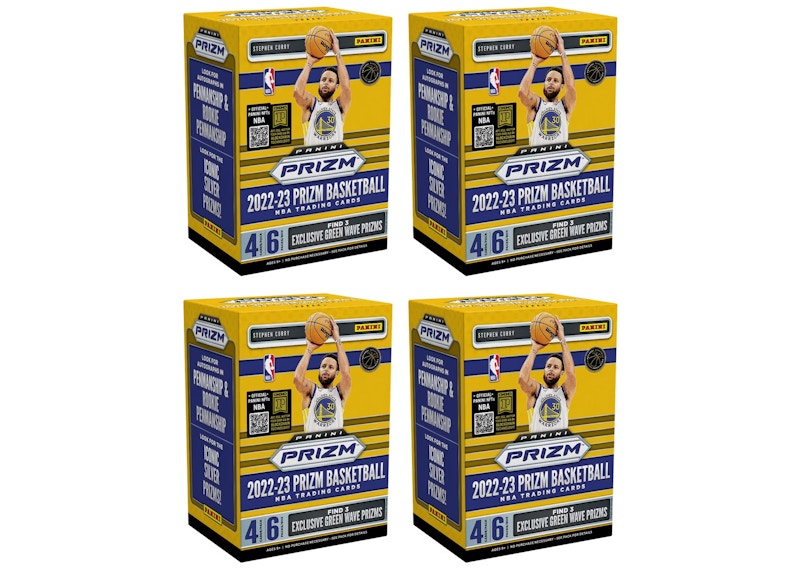 2022-23 Panini Prizm Basketball Fanatics Blaster Box (Green Wave Prizms) 4x Lot