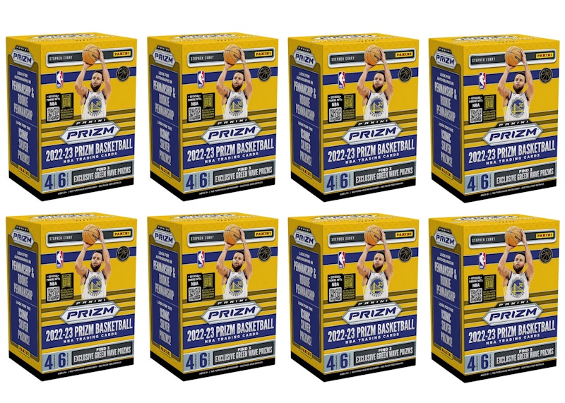 2022-23 Panini Prizm Basketball Fanatics Blaster Box (Green Wave Prizms) 8x Lot