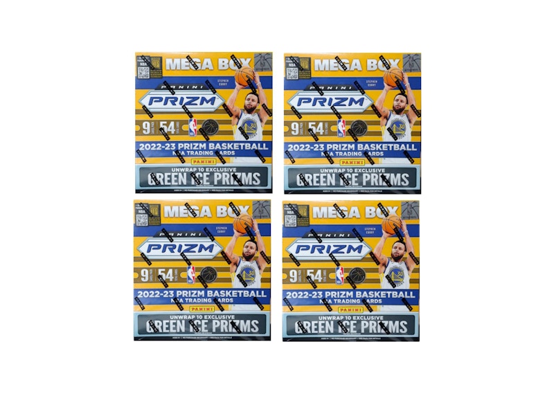 2022-23 Panini Prizm Basketball Fanatics Exclusive Mega Box (Green Ice Prizms) 4x Lot