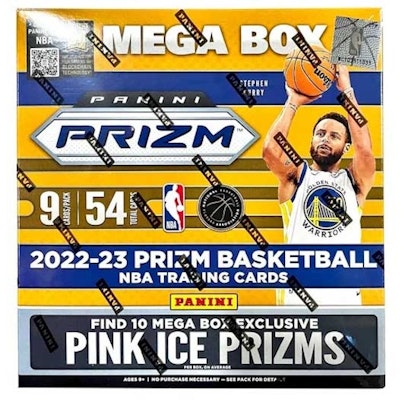 2022-23 Panini Prizm Basketball Mega Box (Pink Ice Prizms) Buy 2022-23 Panini Prizm Basketball Mega Box (Pink Ice Prizms)