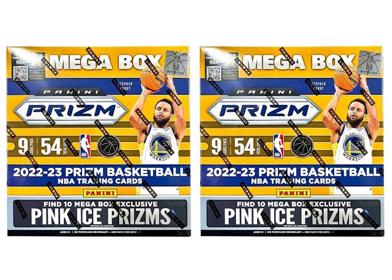 2022-23 Panini Prizm Basketball Mega Box (Pink Ice Prizms) 2x Lot