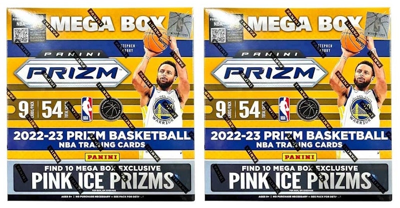 2022-23-panini-prizm-basketball-mega-box-pink-ice-prizms-2x-lot