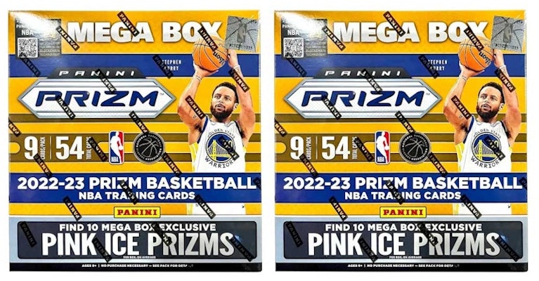 2022-23 Panini Prizm Basketball Mega Box (Pink Ice Prizms) 2x Lot Buy 2022-23 Panini Prizm Basketball Mega Box (Pink Ice Prizms) 2x Lot