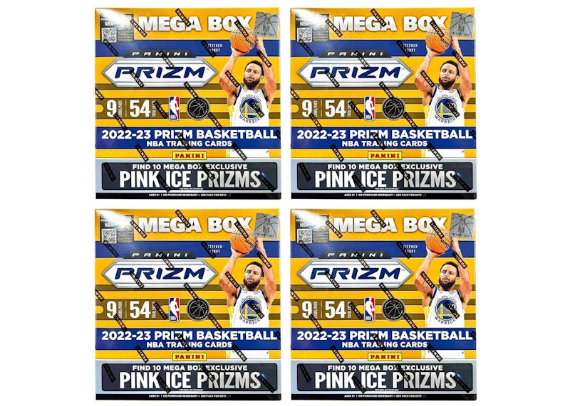 2022-23 Panini Prizm Basketball Mega Box (Pink Ice Prizms) 4x Lot