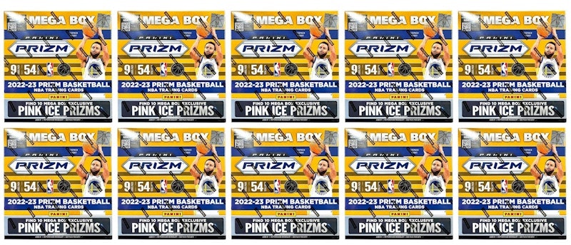 2022-23-panini-prizm-basketball-mega-box-pink-ice-prizms-10x-lot