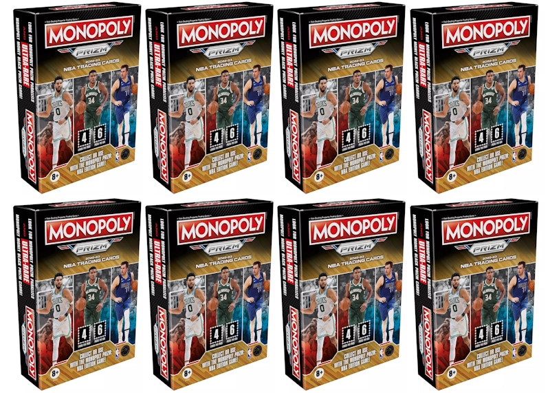 2022-23 Panini Prizm Monopoly Basketball Blaster Booster Box 8x Lot