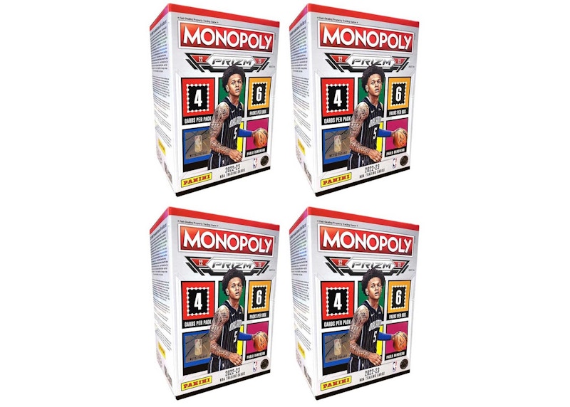 2022-23 Panini Prizm Monopoly Basketball Blaster Box 4x Lot