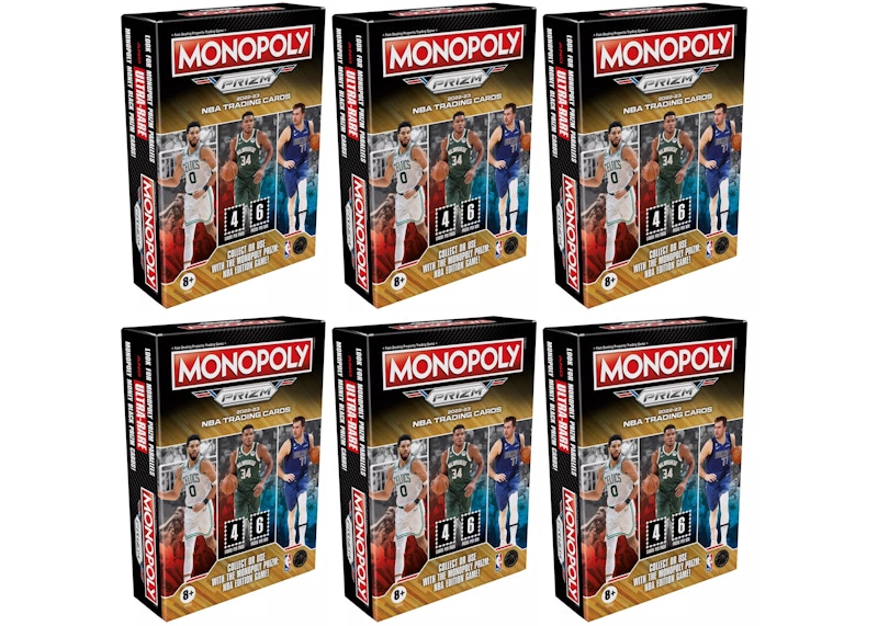 2022-23 Panini Prizm Monopoly Basketball Blaster Booster Box 6x Lot