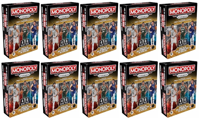 2022-23-panini-prizm-monopoly-basketball-blaster-booster-box-10x-lot