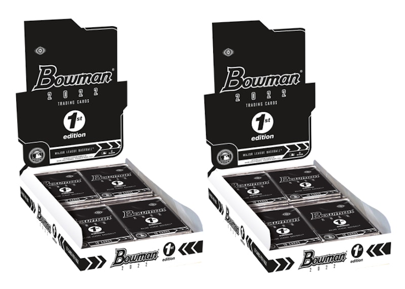 Buy 2022 Bowman Edisi 1 Baseball Hobby Box 2x Lot
