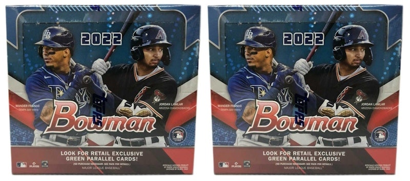 2022-bowman-baseball-24-pack-retail-box-2x-lot