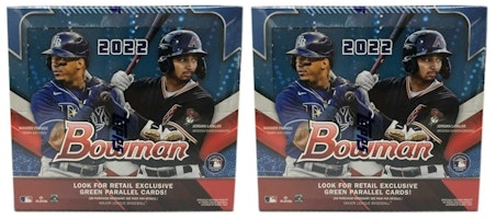 2022 Bowman Baseball 24 Pack Retail Box 2x Lot 2022 Bowman Baseball 24 Pack Retail Box 2x Lot