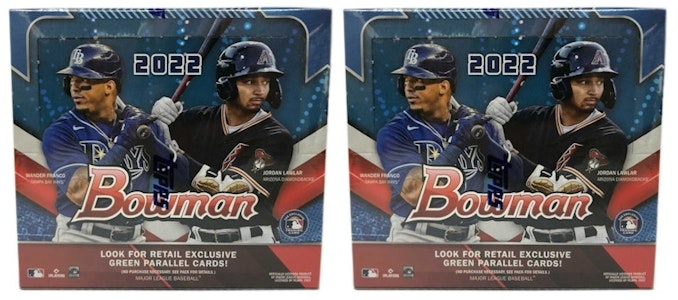 Kotak Ritel 24 Pak Kartu Bowman Baseball 2022 - 2x Lot Buy Kotak Ritel 24 Pak Kartu Bowman Baseball 2022 - 2x Lot