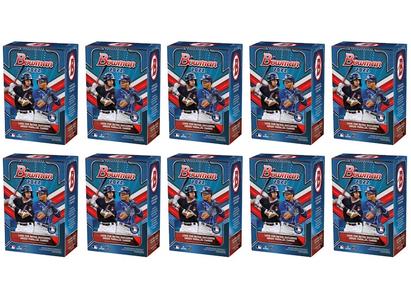 Buy 2022 Bowman Baseball Blaster Box Lot 10x