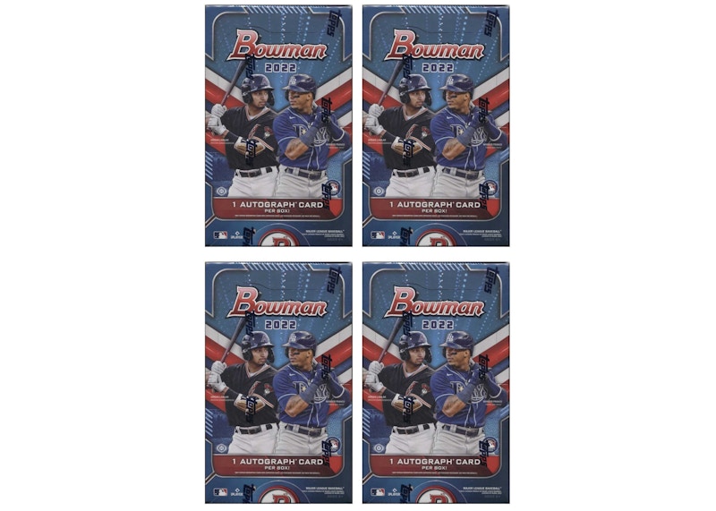 2022 Bowman Baseball Hobby Box 4x Lot