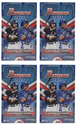 2022 Bowman Baseball HTA Hobby Jumbo Box 4x Lot Buy 2022 Bowman Baseball HTA Hobby Jumbo Box 4x Lot