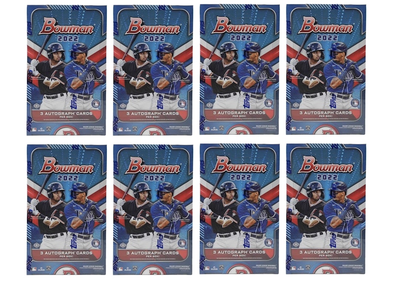 Buy 2022年 Bowman 棒球 HTA 愛好者巨型盒 8件套