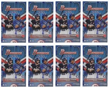 2022 Bowman Baseball HTA Hobby Jumbo Box 8x Lot Buy 2022 Bowman Baseball HTA Hobby Jumbo Box 8x Lot