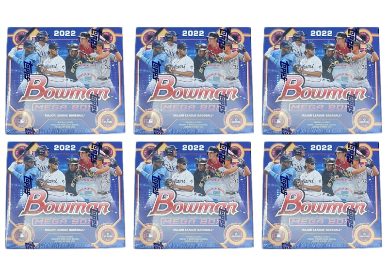 Buy 2022 Bowman Baseball Mega Box Set 6x Lot