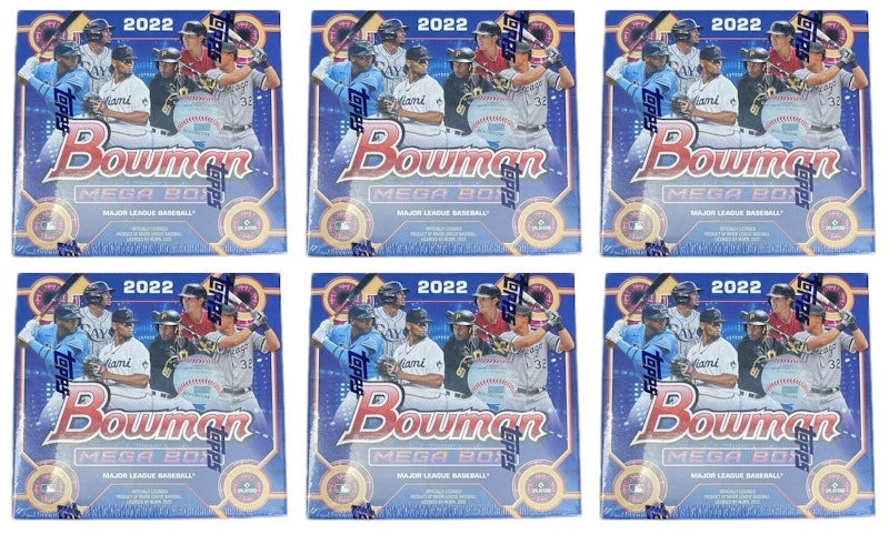 2022-bowman-baseball-mega-box-6x-lot