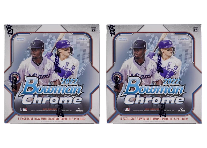 2022 Bowman Chrome Baseball Hobby Lite Box 2x Lot