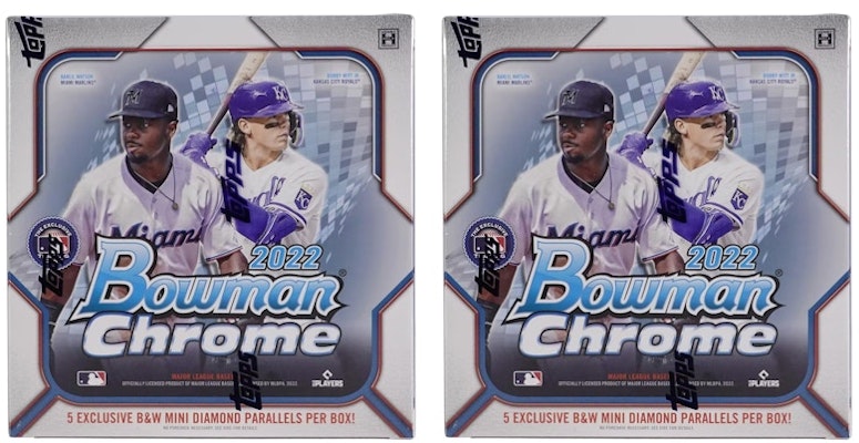 2022 Bowman Chrome Baseball Hobby Lite Box 2x Lot Buy 2022 Bowman Chrome Baseball Hobby Lite Box 2x Lot