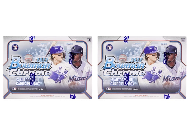 2022 Bowman Chrome Baseball HTA Choice Box 2x Lot