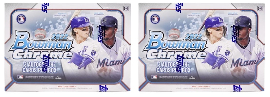 2022 Bowman Chrome Baseball HTA Choice Box 2x Lot Buy 2022 Bowman Chrome Baseball HTA Choice Box 2x Lot
