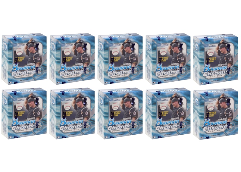 2022 Bowman Chrome Baseball Mega Box 10x Lot