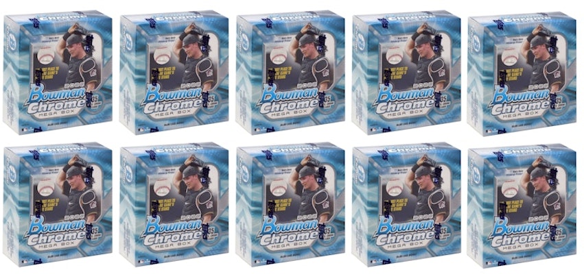 2022 Bowman Chrome Baseball Mega Box 10x Lot Buy 2022 Bowman Chrome Baseball Mega Box 10x Lot