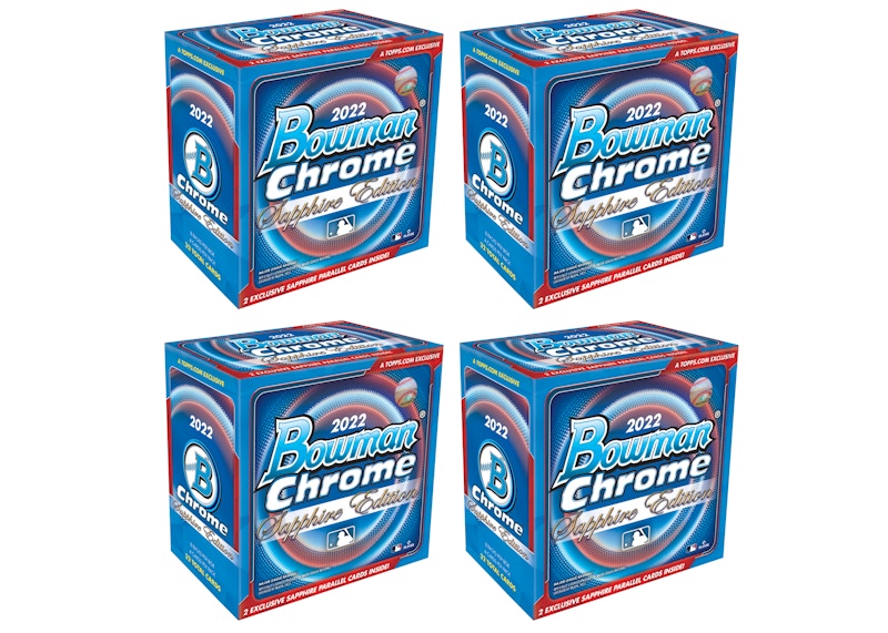 2022 Bowman Chrome Sapphire Edition Baseball Box 4x Lot