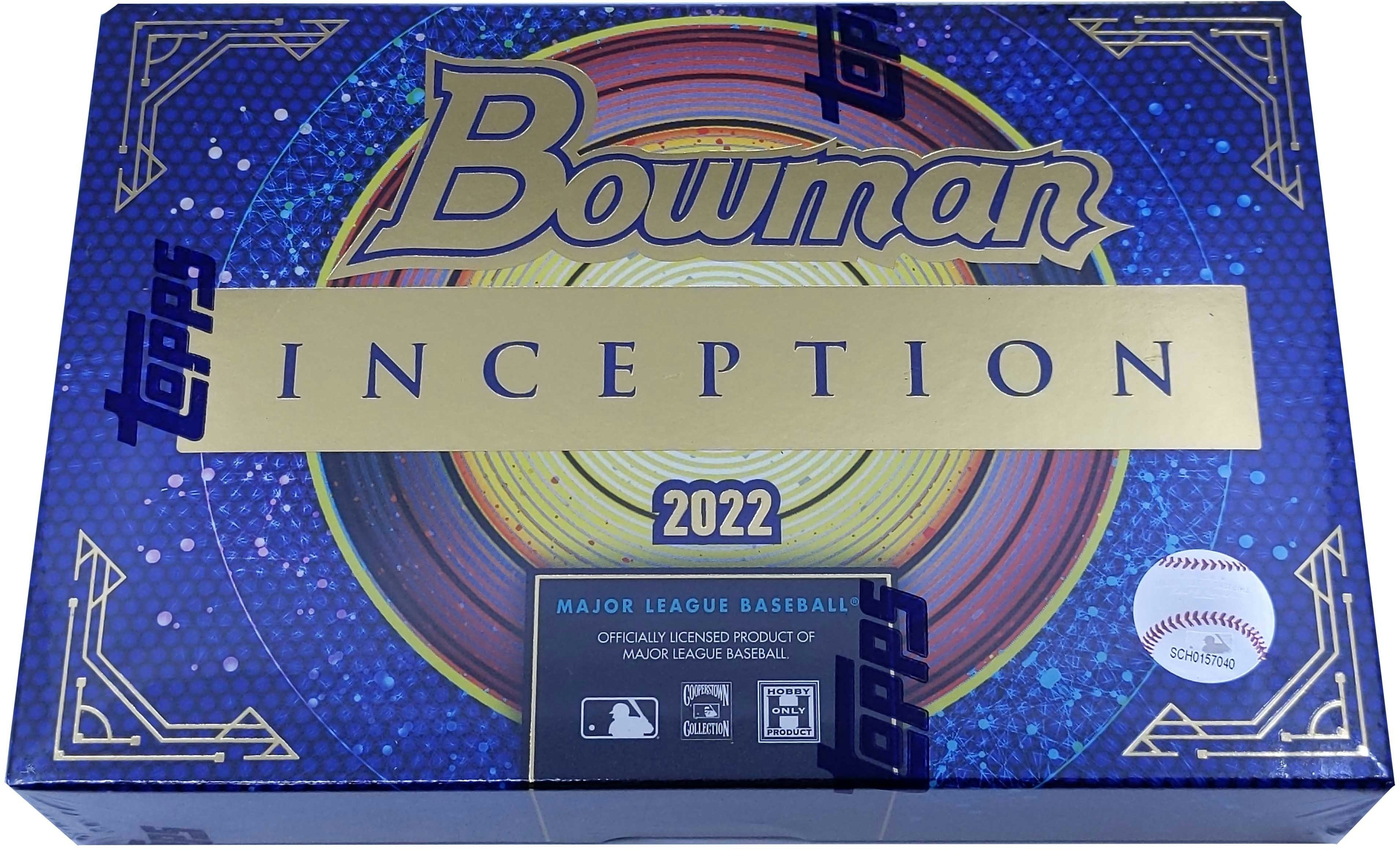 2022 Bowman Inception Baseball Hobby Box Novelship