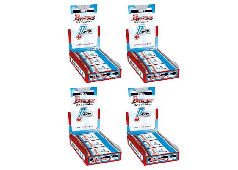 Buy 2022年Bowman日本職業棒球（NPB）棒球愛好箱4盒套裝