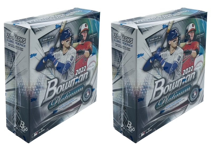 2022 Bowman Platinum Baseball Monster Box 2x Lot