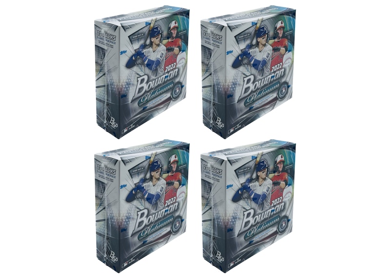 2022 Bowman Platinum Baseball Monster Box 4x Lot