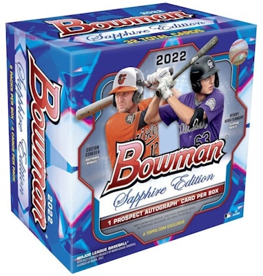 2022 Bowman Sapphire Edition Baseball Box Buy 2022 Bowman Sapphire Edition Baseball Box