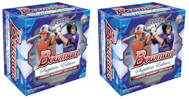 2022 Bowman Sapphire Edition Baseball Box 2x Lot 2022 Bowman Sapphire Edition Baseball Box 2x Lot