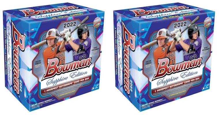 2022 Bowman Sapphire Edition Baseball Box 2x Lot Buy 2022 Bowman Sapphire Edition Baseball Box 2x Lot