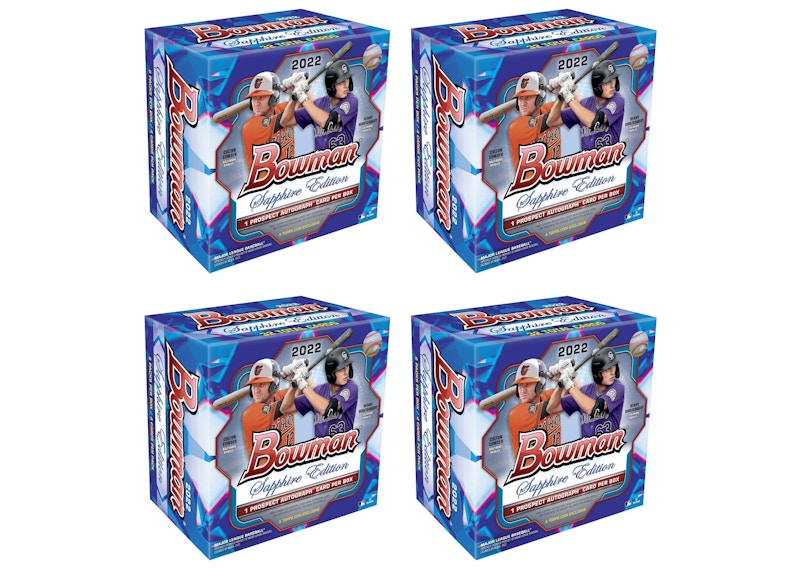 2022 Bowman Sapphire Edition Baseball Box 4x Lot