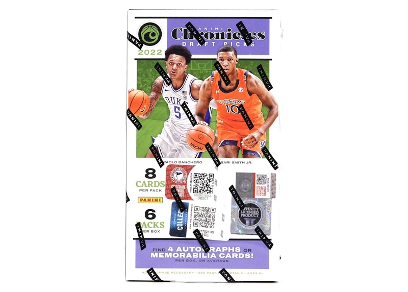 2022 Panini Chronicles Draft Picks Collegiate Basketball Hobby Box